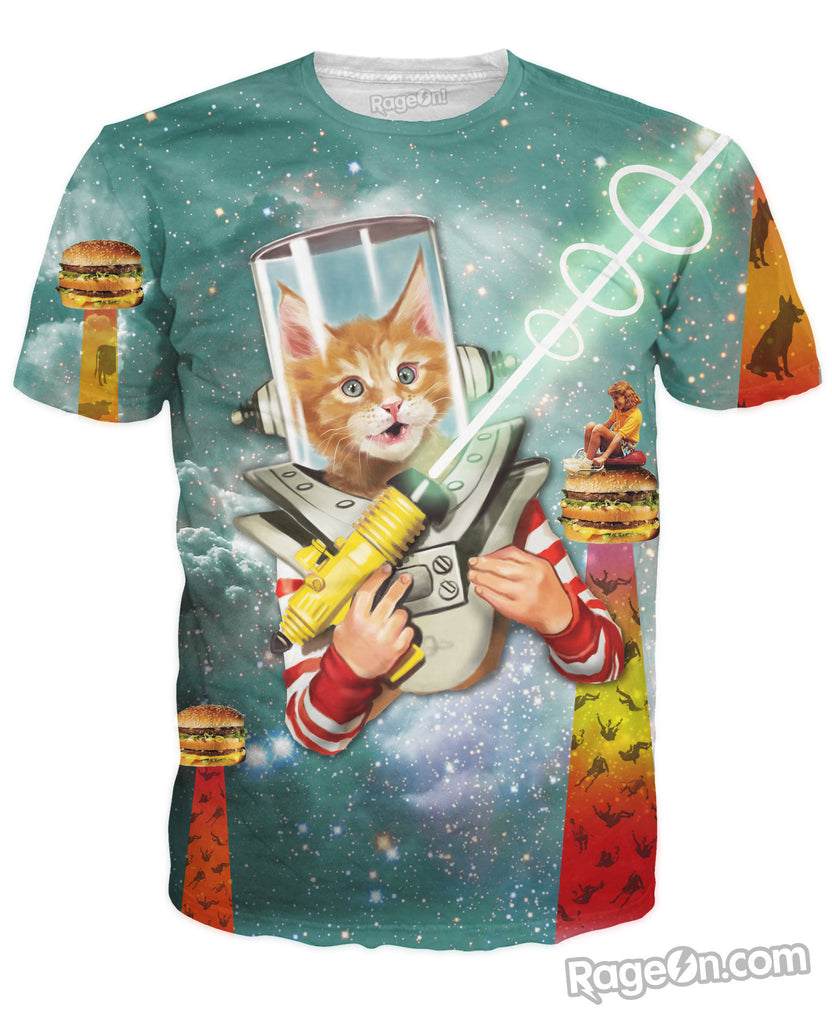 Space, Kittens, and Burgers T-Shirt