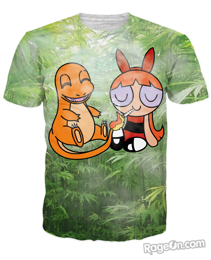 Charmander and Blossom Blaze T-Shirt