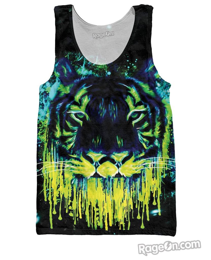 Tiger Drippy Tank Top