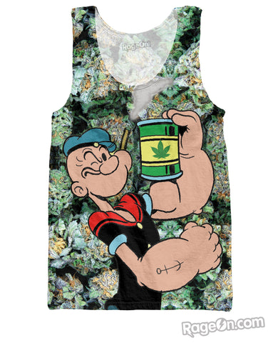 Popeye The Pot Guy Tank Top