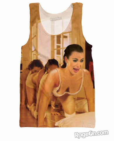 Kim Kardashian Human Centipede Tank Top