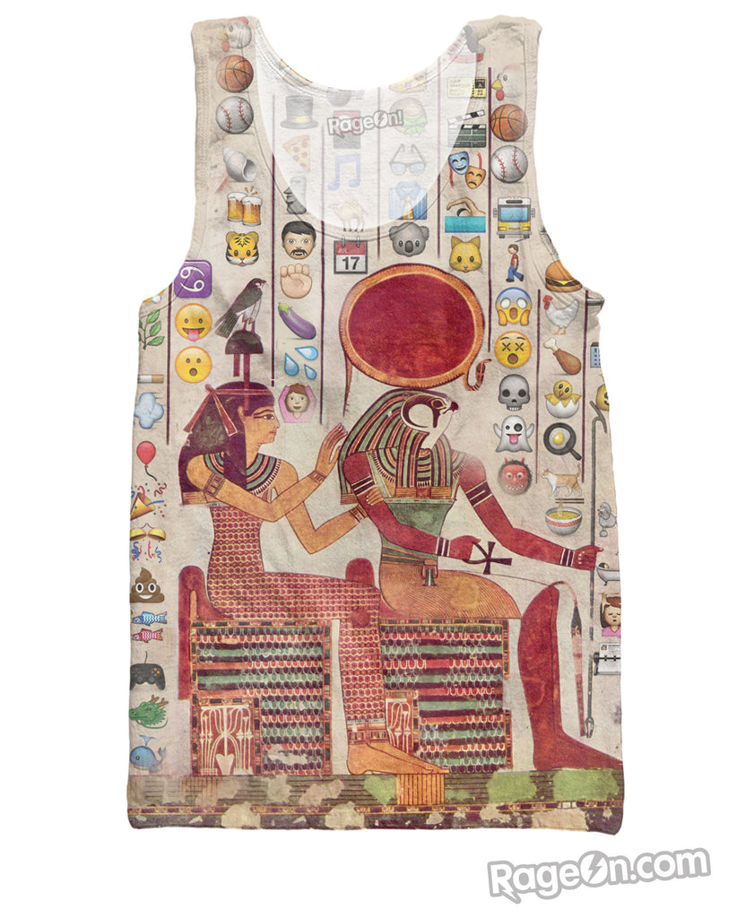 Emoji Hieroglyphics Tank Top