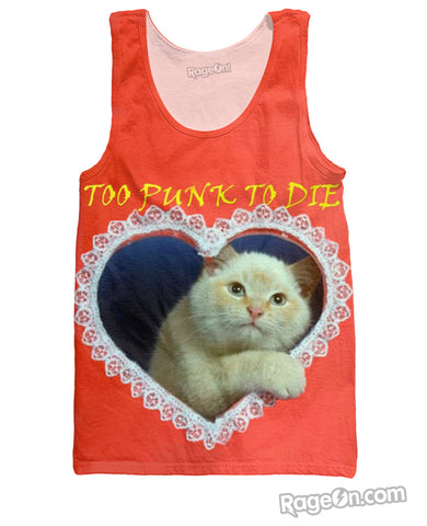Too Punk to Die Tank Top