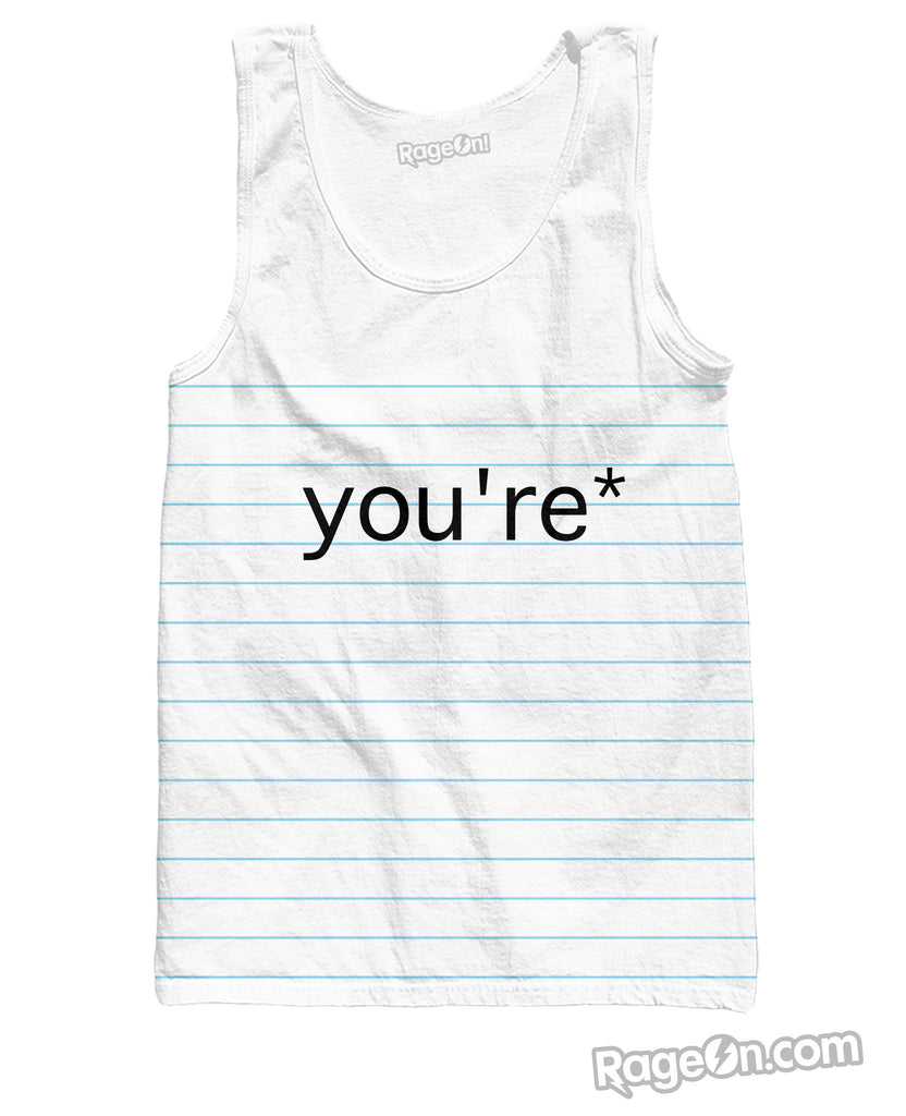 Good Grammar You're* Tank Top