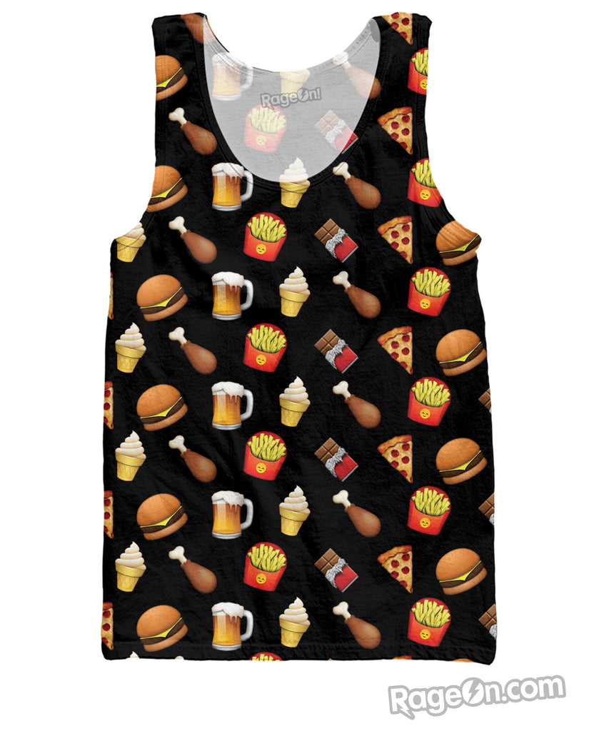 Junk Food Emojis Tank Top