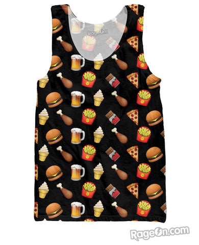 Junk Food Emojis Tank Top