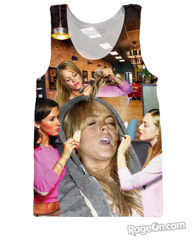 Lindsay Lohan Looking Her Best Tank Top