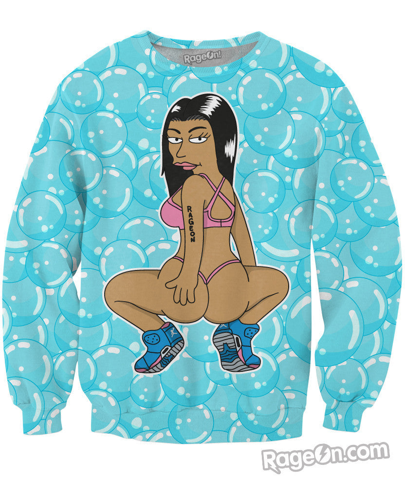 Nikki Bubble Butt Crewneck Sweatshirt