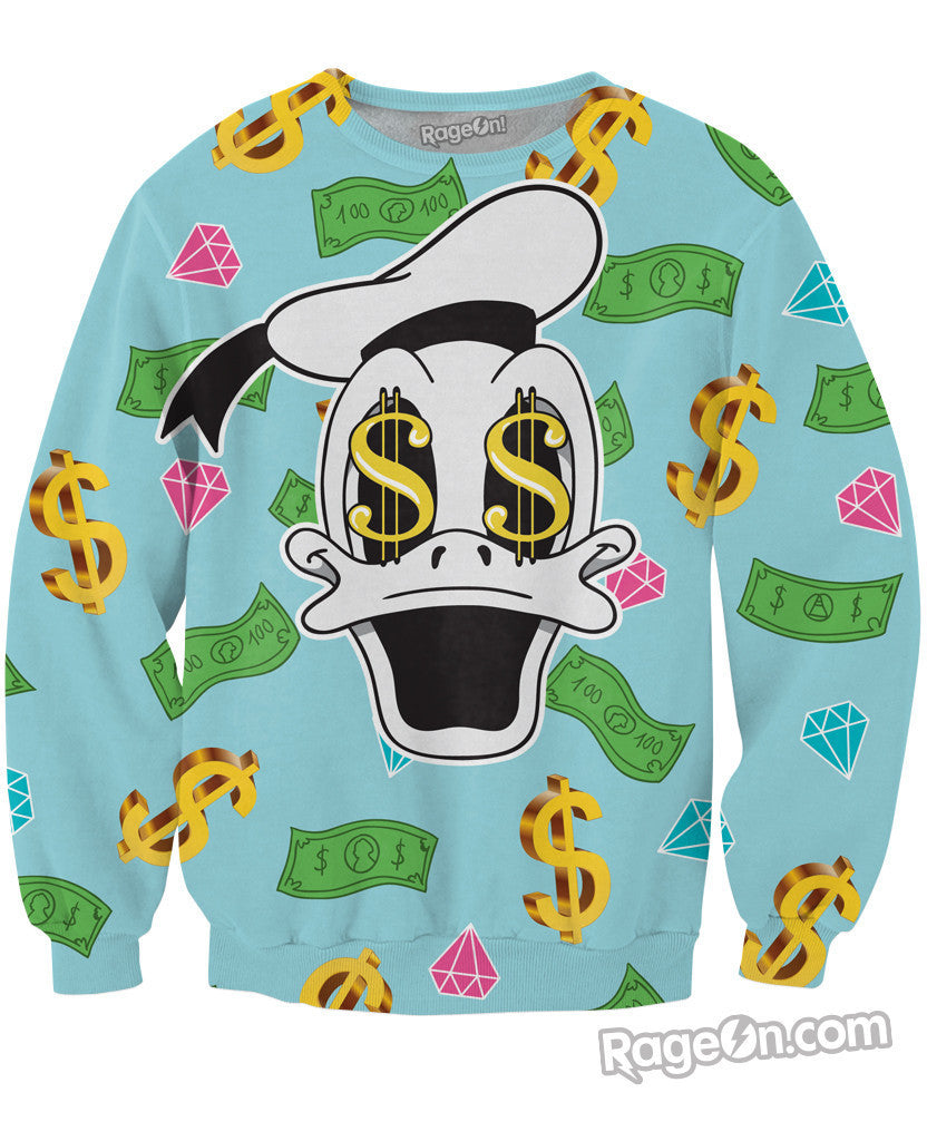 Dollar Duck Crewneck Sweatshirt