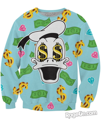 Dollar Duck Crewneck Sweatshirt