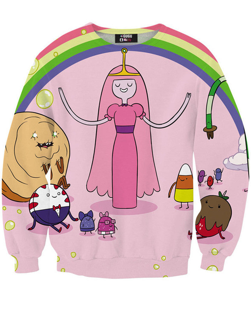 Princess Bubblegum Pink Crewneck Sweatshirt