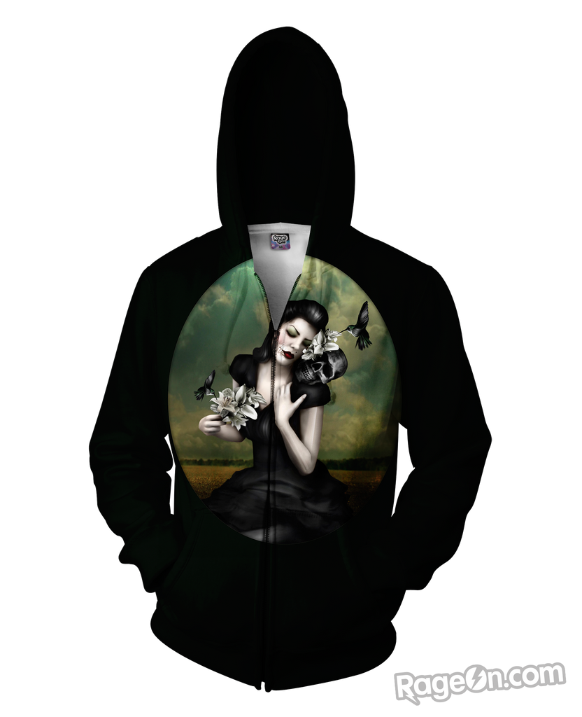 Exit Ghost Zip-Up Hoodie