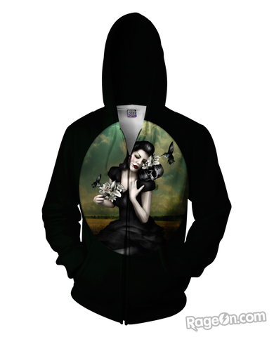 Exit Ghost Zip-Up Hoodie