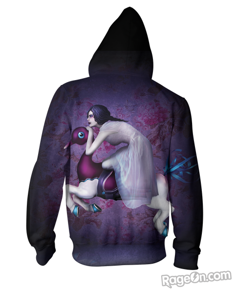 Nearby Words of Aporia Zip-Up Hoodie