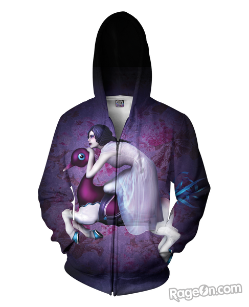 Nearby Words of Aporia Zip-Up Hoodie