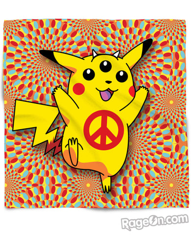 Pikachu Peace Trip Bandana