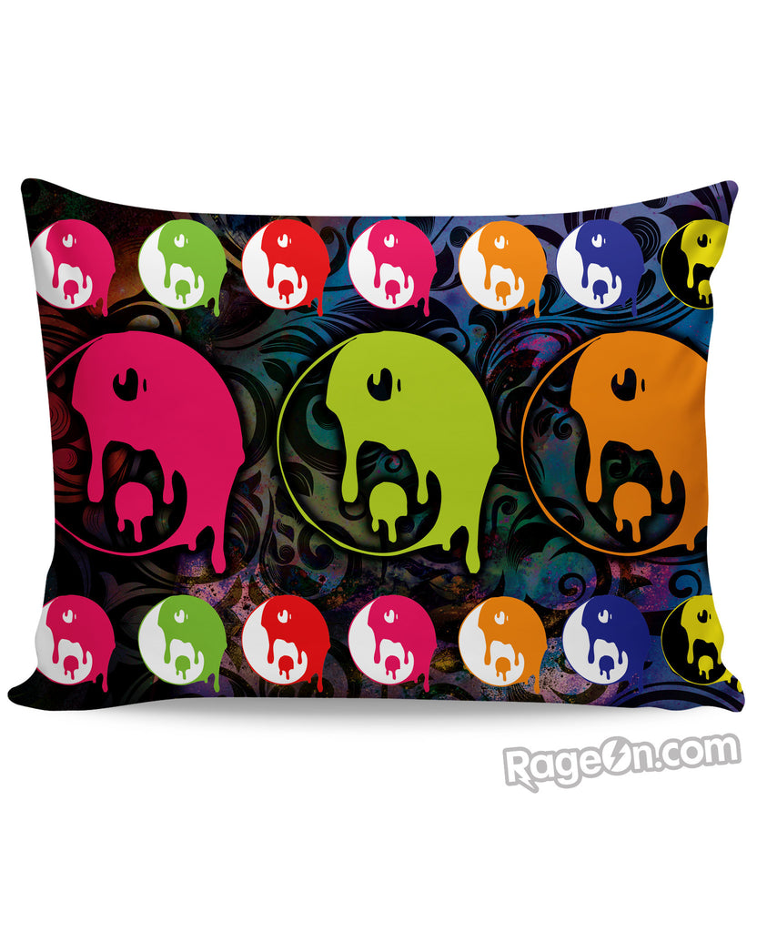 Drippy Yin Yang Pillow Case