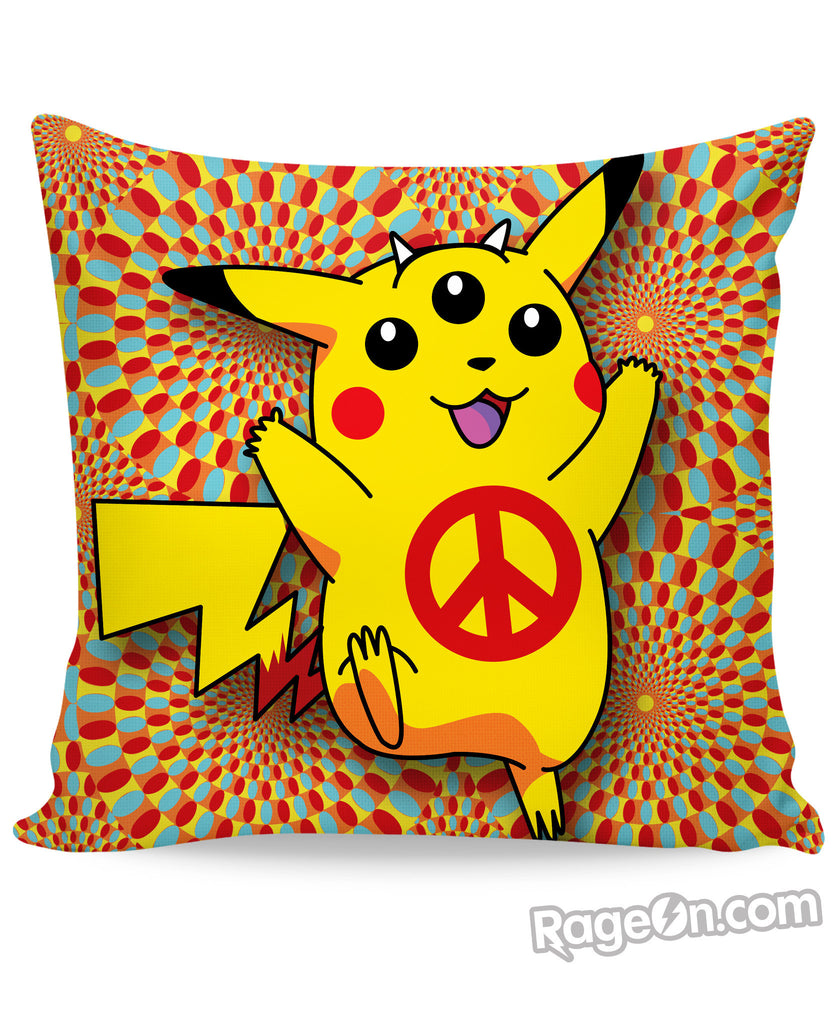 Pikachu Peace Trip Couch Pillow