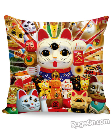 Lucky Cat Couch Pillow