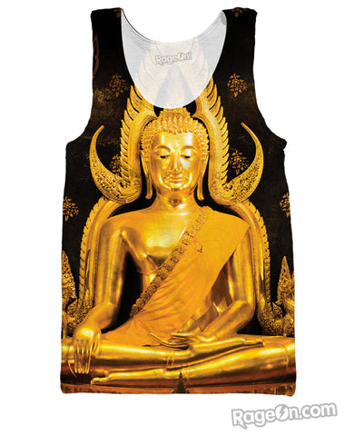 Gold Thai Buddha Tank Top