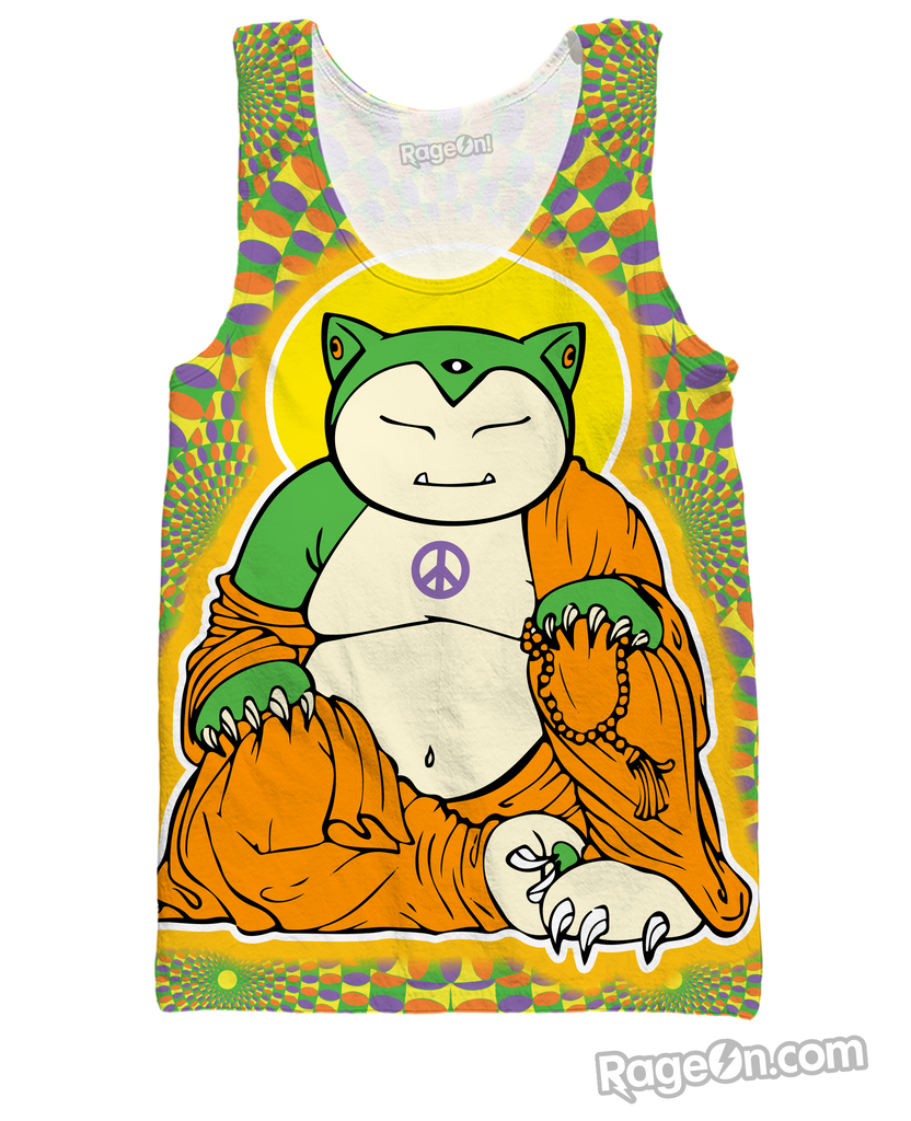 Buddha Snorlax Tank Top