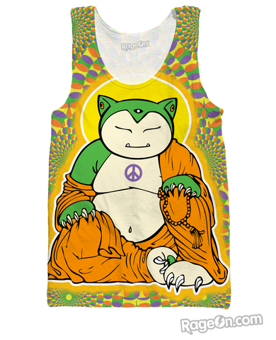 Buddha Snorlax Tank Top