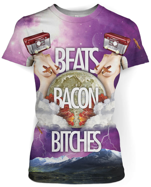 Beats Bacon Bitches T-Shirt