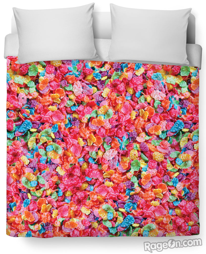 Fruity Pebbles Duvet Cover