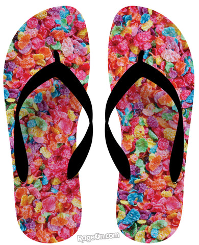 Fruity Pebbles Flip Flops