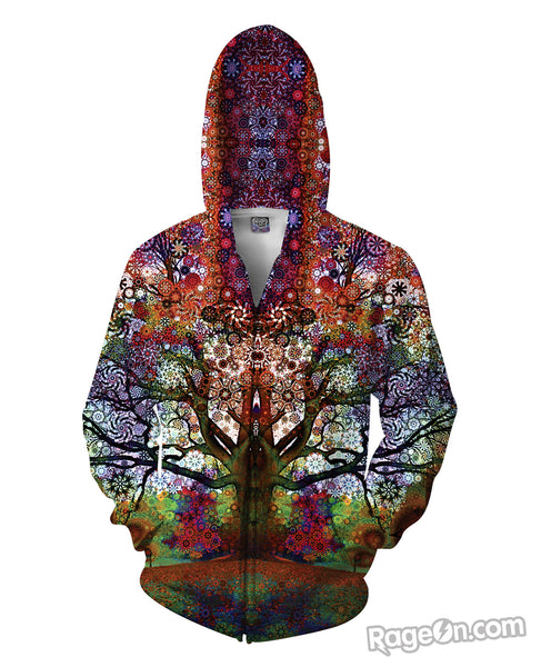 Trip Tree Zip-Up Hoodie