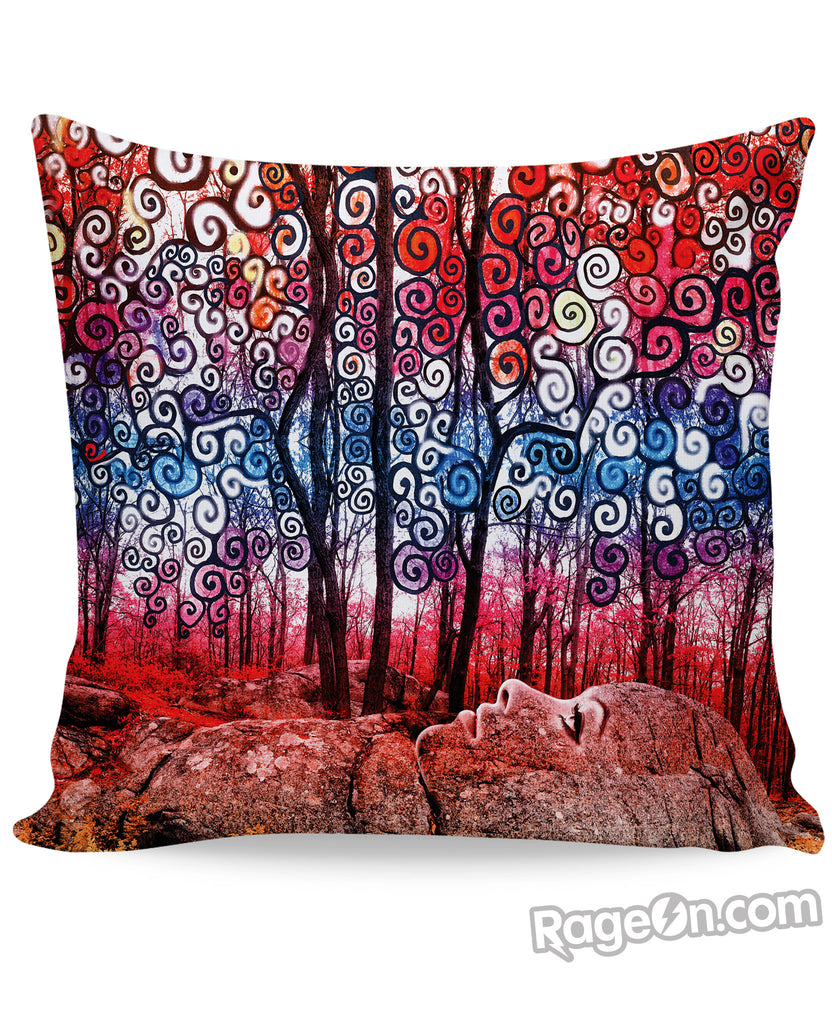 Scribble Forest Couch Pillow