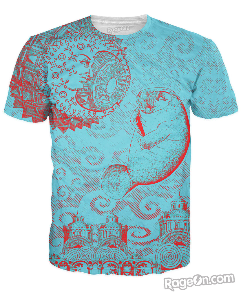 Moon and Manatee T-Shirt