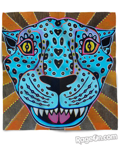 Blue Jaguar Bandana