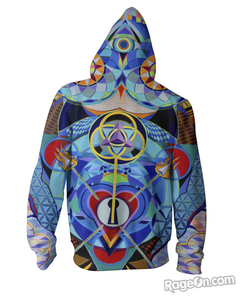 Guardian at the Gate Zip-Up Hoodie