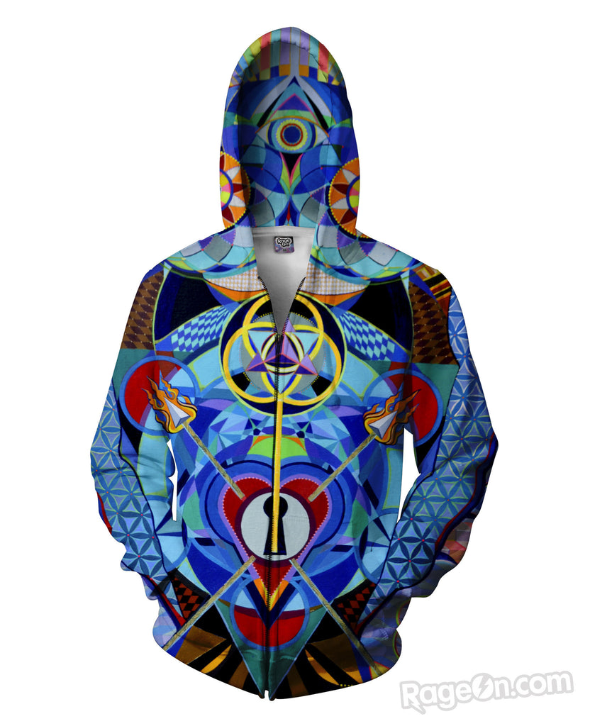 Guardian at the Gate Zip-Up Hoodie