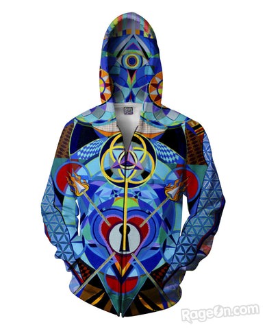 Guardian at the Gate Zip-Up Hoodie