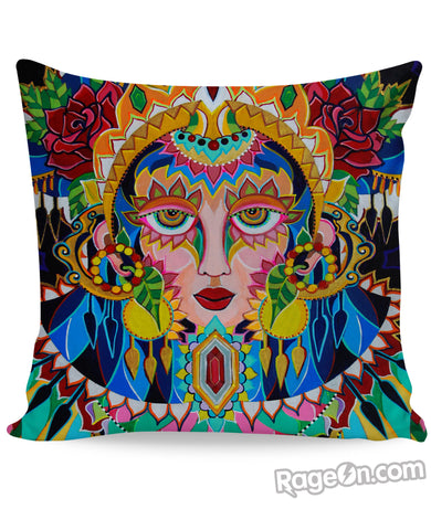 Peacock Couch Pillow