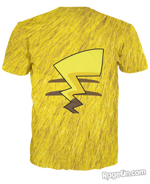 Pikachu Face Unique Double-Sided T-Shirt