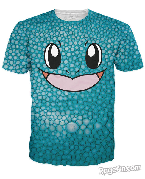 Squirtle Face Unique Double-Sided T-Shirt