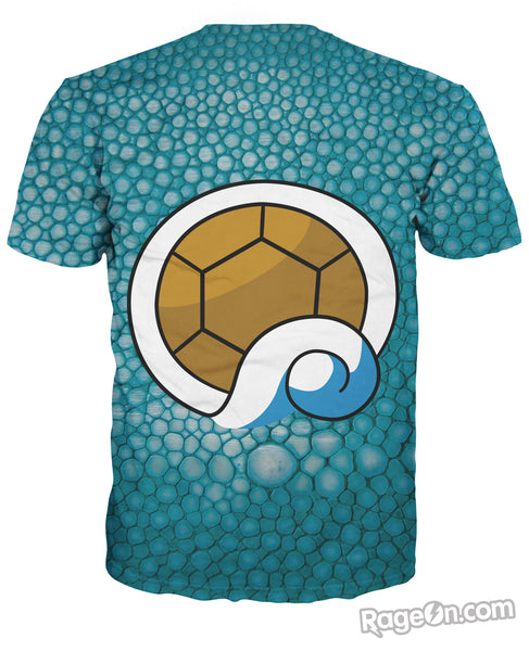 Squirtle Face Unique Double-Sided T-Shirt