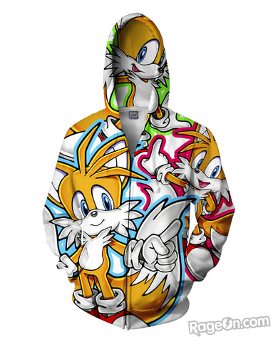 Tails Zip-Up Hoodie