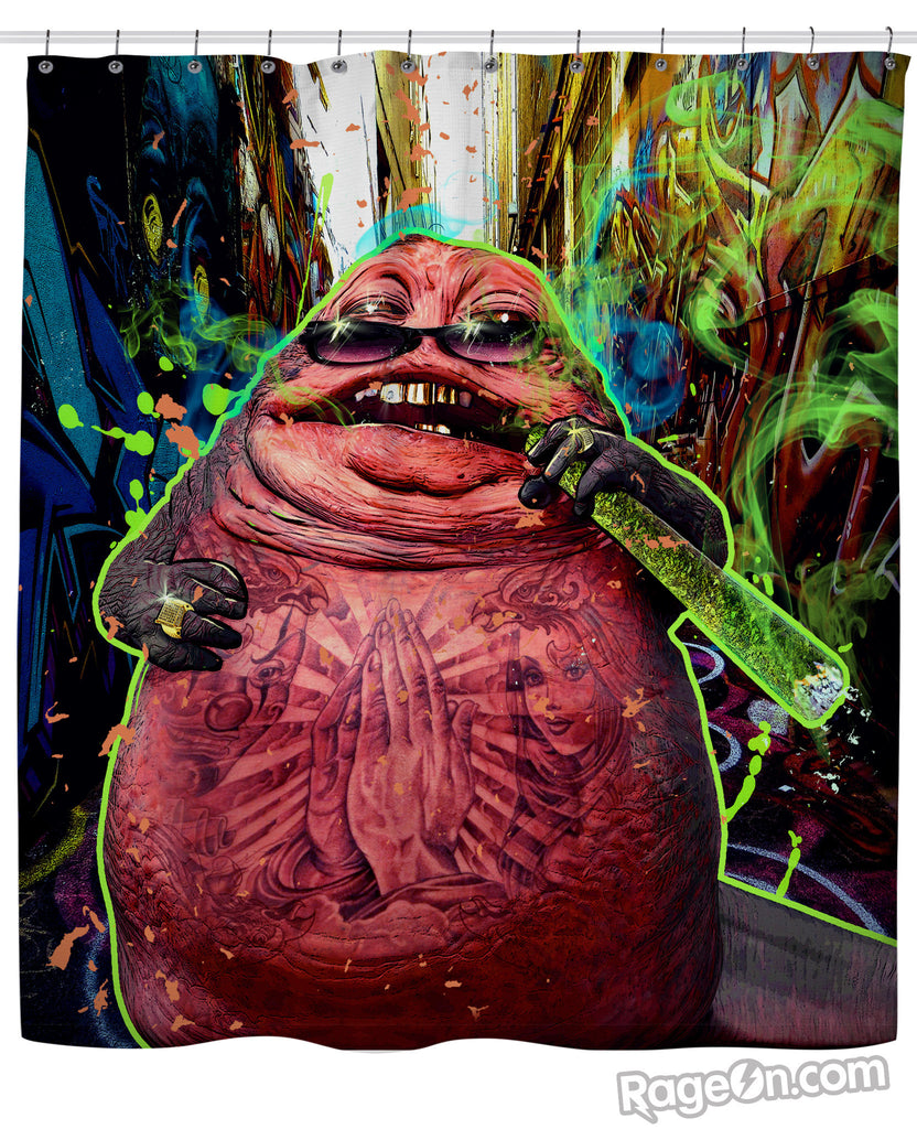 Jabba the Hut Shower Curtain