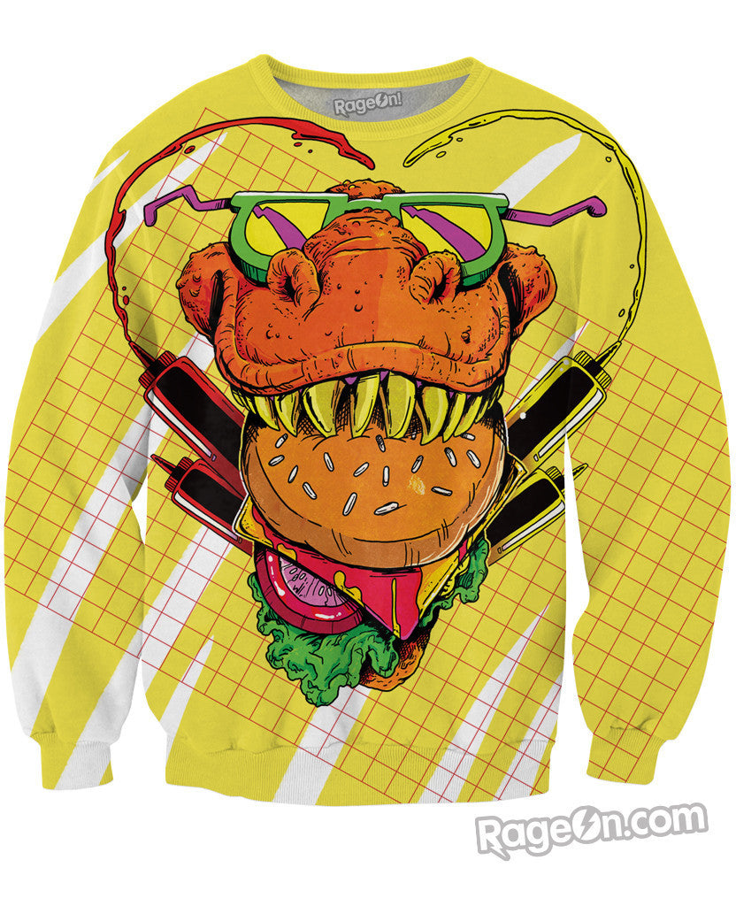 Food Face Crewneck Sweatshirt