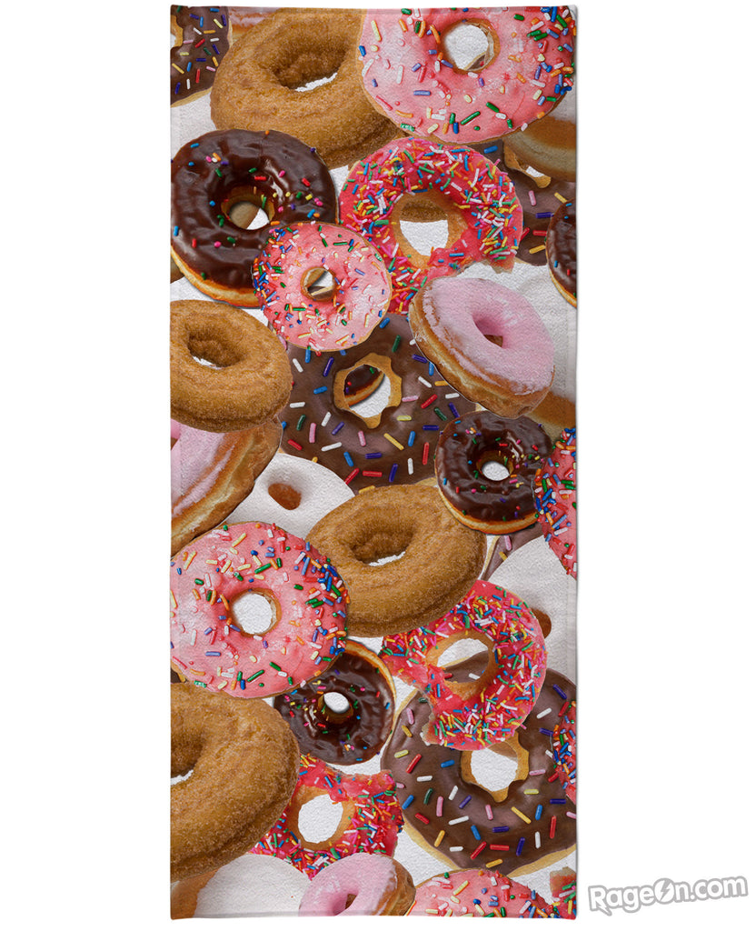 Donuts Beach Towel