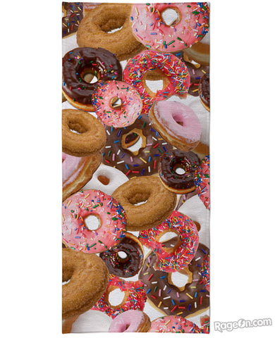Donuts Beach Towel