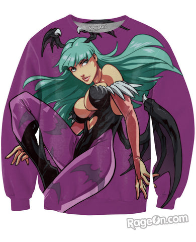 Morrigan Aensland Crewneck Sweatshirt