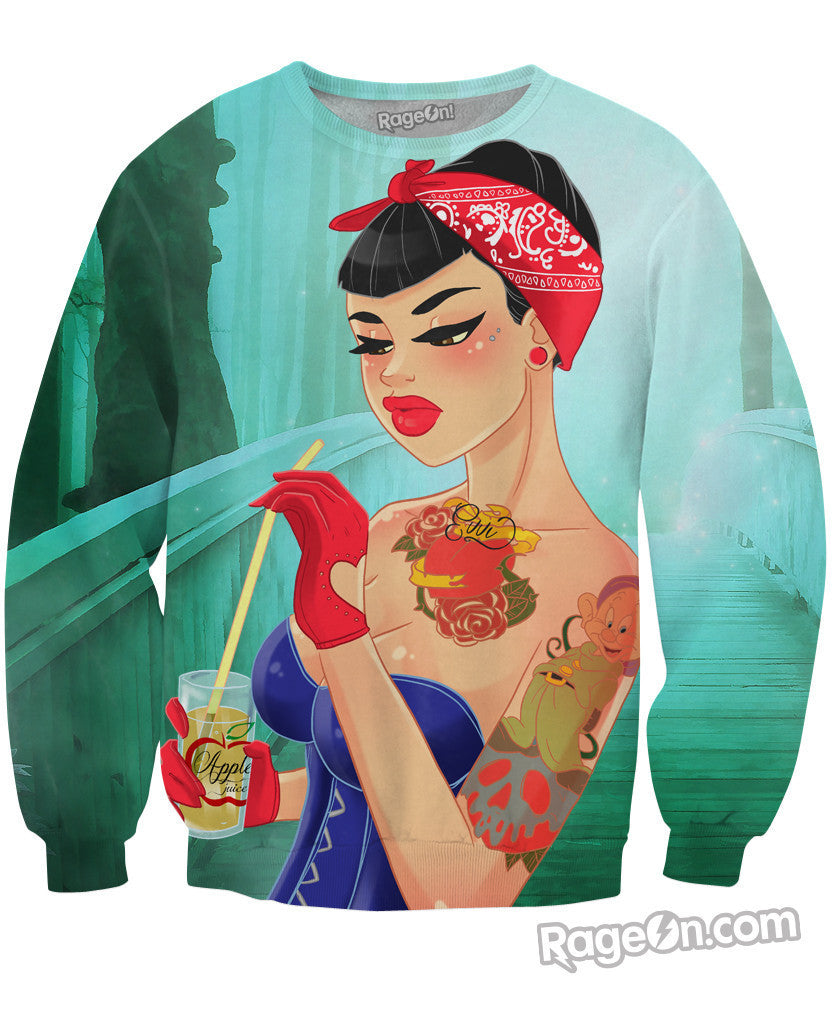 Snow White Crewneck Sweatshirt