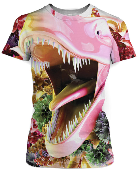 Floral T-Rex T-Shirt