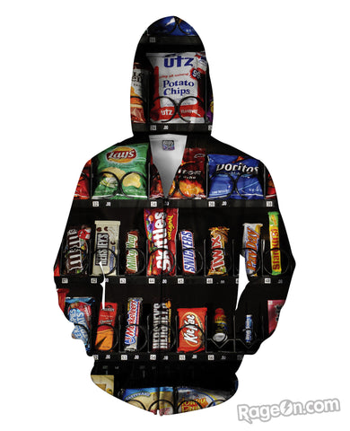 Vending Machine Zip-Up Hoodie