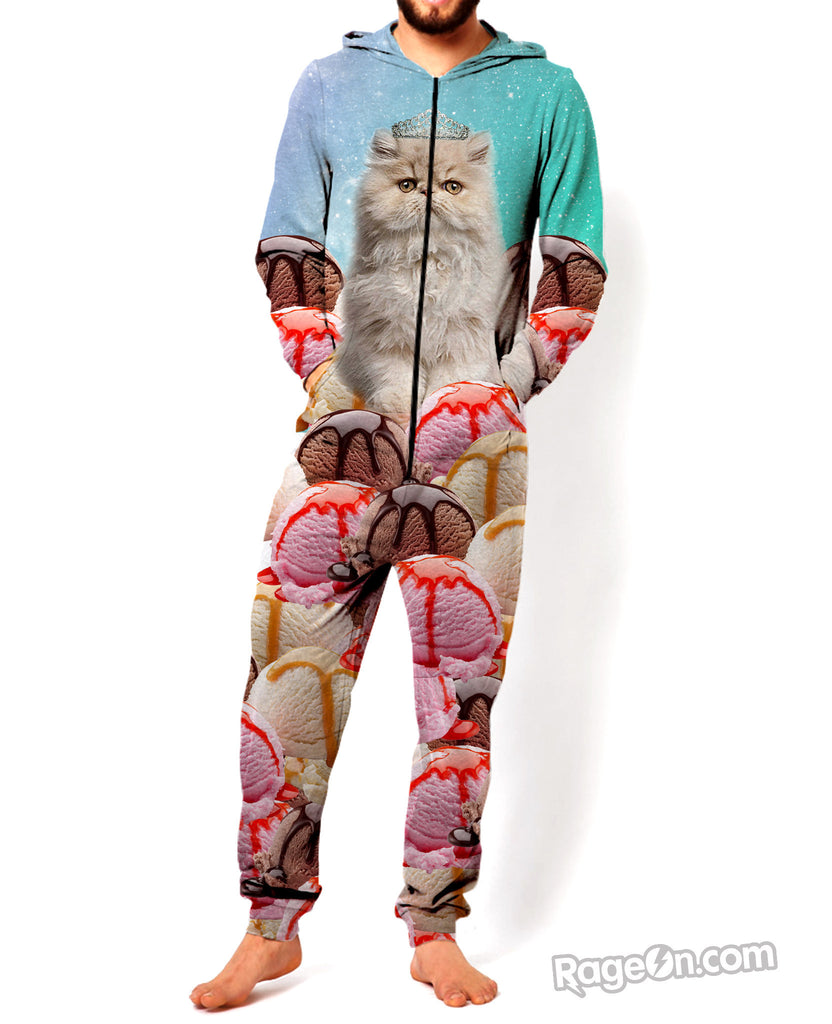 Princess Ice Cream Space Cat Jumpsuit